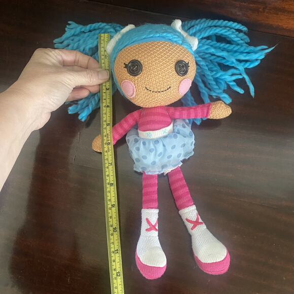 Lalaloopsy Mittens Soft Doll Plush Pink Blue Hair - Picture 9 of 10